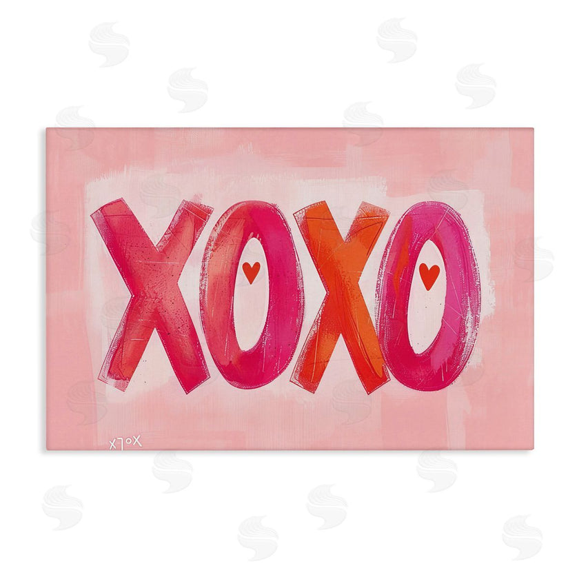 LSR Design Studio | Pink XOXO with Hearts
