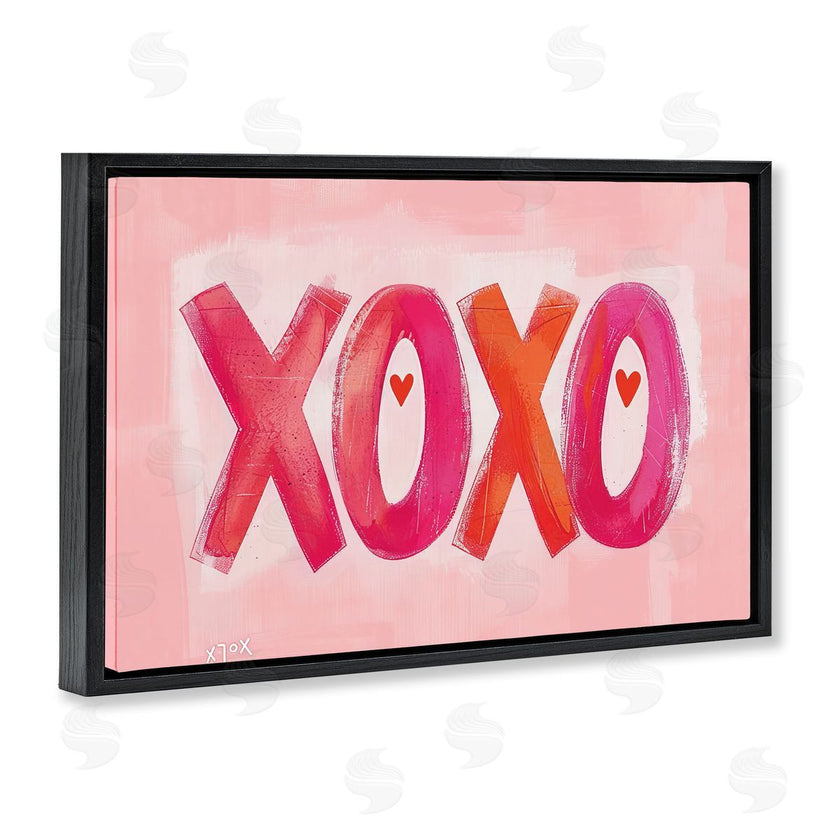 LSR Design Studio | Pink XOXO with Hearts