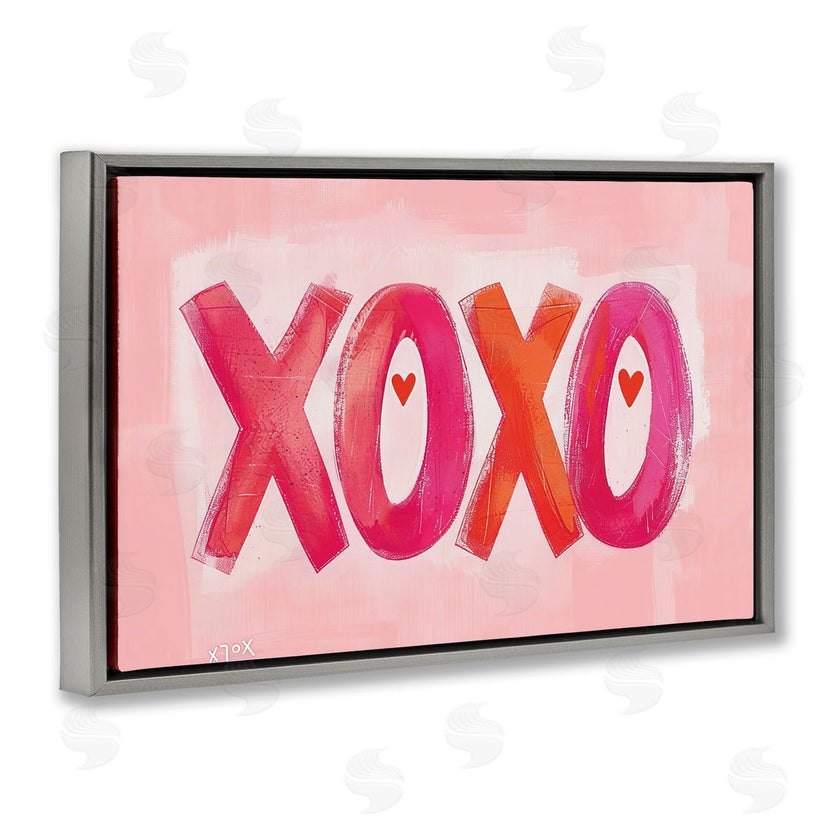 LSR Design Studio | Pink XOXO with Hearts