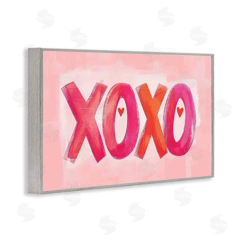 LSR Design Studio | Pink XOXO with Hearts