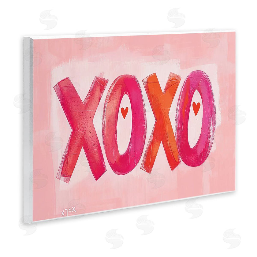 LSR Design Studio | Pink XOXO with Hearts