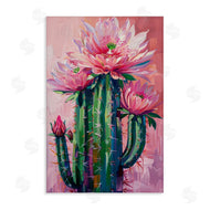 LSR Design Studio | Pink Blossomed Cactus