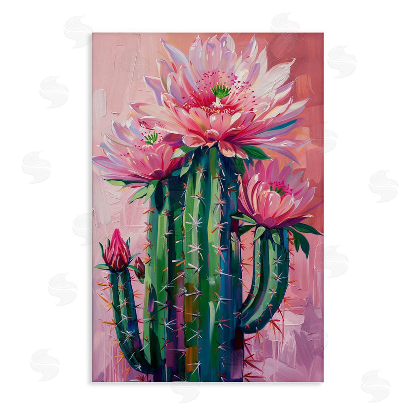 LSR Design Studio | Pink Blossomed Cactus