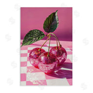 LSR Design Studio | Disco Cherries on Checkered