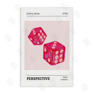 LSR Design Studio | Pink Dice Pair