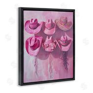 LSR Design Studio | Hanging Pink Cowgirl Hats
