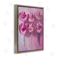 LSR Design Studio | Hanging Pink Cowgirl Hats