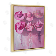 LSR Design Studio | Hanging Pink Cowgirl Hats