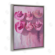 LSR Design Studio | Hanging Pink Cowgirl Hats