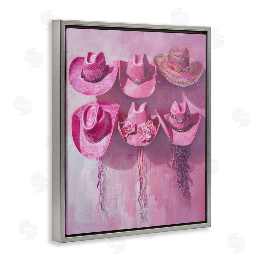 LSR Design Studio | Hanging Pink Cowgirl Hats