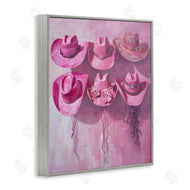 LSR Design Studio | Hanging Pink Cowgirl Hats