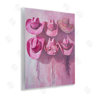 LSR Design Studio | Hanging Pink Cowgirl Hats