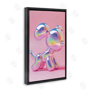 LSR Design Studio | Pink & Iridescent Trendy Dog