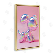 LSR Design Studio | Pink & Iridescent Trendy Dog