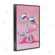 LSR Design Studio | Pink & Iridescent Trendy Dog