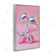 LSR Design Studio | Pink & Iridescent Trendy Dog