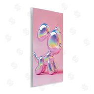 LSR Design Studio | Pink & Iridescent Trendy Dog