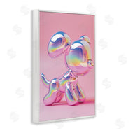 LSR Design Studio | Pink & Iridescent Trendy Dog
