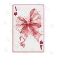 LSR Design Studio | Pastel Bow Playing Card