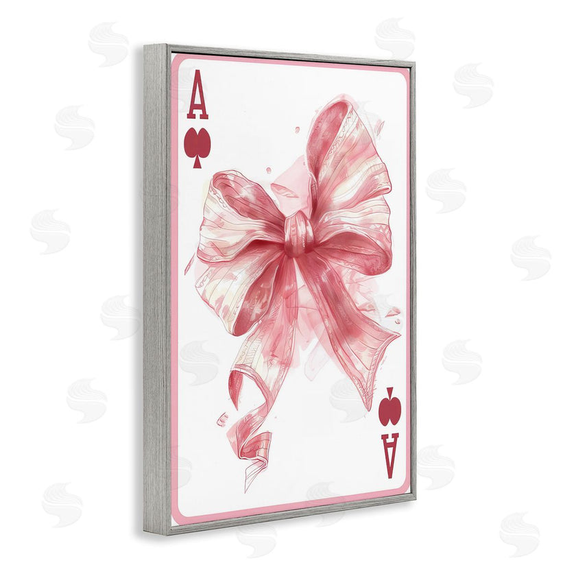 LSR Design Studio | Pastel Bow Playing Card