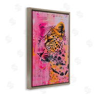 LSR Design Studio | Vibrant Purple & Orange Cheetah