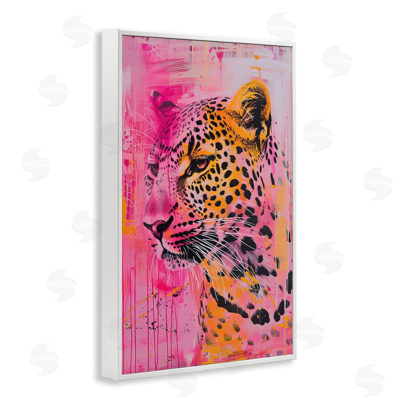 LSR Design Studio | Vibrant Purple & Orange Cheetah