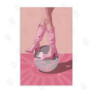 LSR Design Studio | Pink Disco Cowgirl Balancing