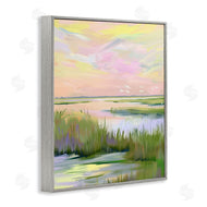 Arlington Prints | Soft Pink Marshland Sunrise