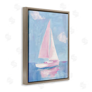 Arlington Prints | Muted Pink Sailboat