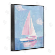 Arlington Prints | Muted Pink Sailboat