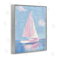 Arlington Prints | Muted Pink Sailboat