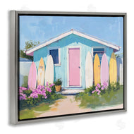 Arlington Prints | Cabin with Pastel Surfboards