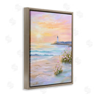 Arlington Prints | Warm Sunrise with Distant Lighthouse