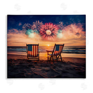 Arlington Prints | Summer Fireworks at Beach