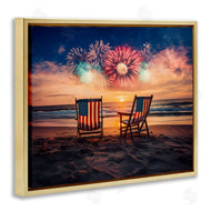 Arlington Prints | Summer Fireworks at Beach