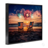Arlington Prints | Summer Fireworks at Beach