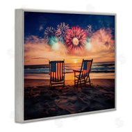 Arlington Prints | Summer Fireworks at Beach