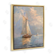 Arlington Prints | Maritime Ship on Cloudy Sea
