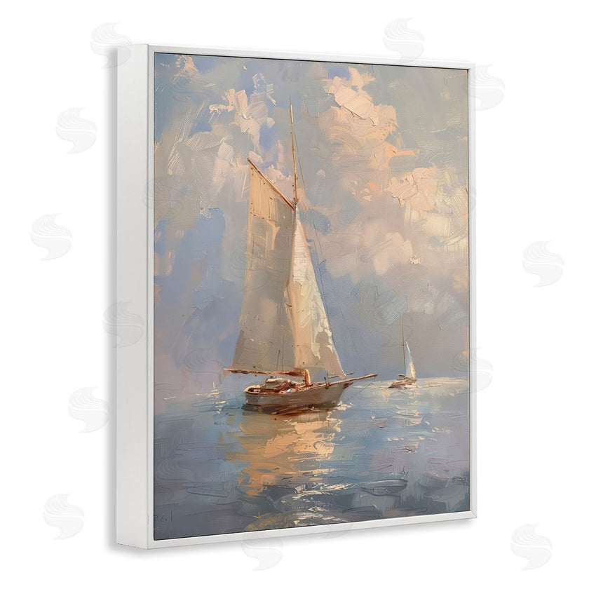 Arlington Prints | Maritime Ship on Cloudy Sea