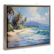 Franklyn Gregory | Tropical Coast with Rolling Waves