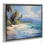 Franklyn Gregory | Tropical Coast with Rolling Waves