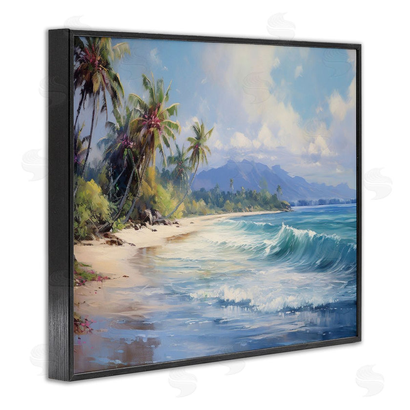 Franklyn Gregory | Tropical Coast with Rolling Waves