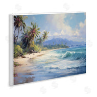 Franklyn Gregory | Tropical Coast with Rolling Waves