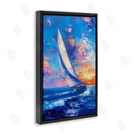 LSR Design Studio | Abstract Boat at Sunset