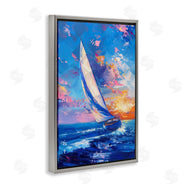 LSR Design Studio | Abstract Boat at Sunset