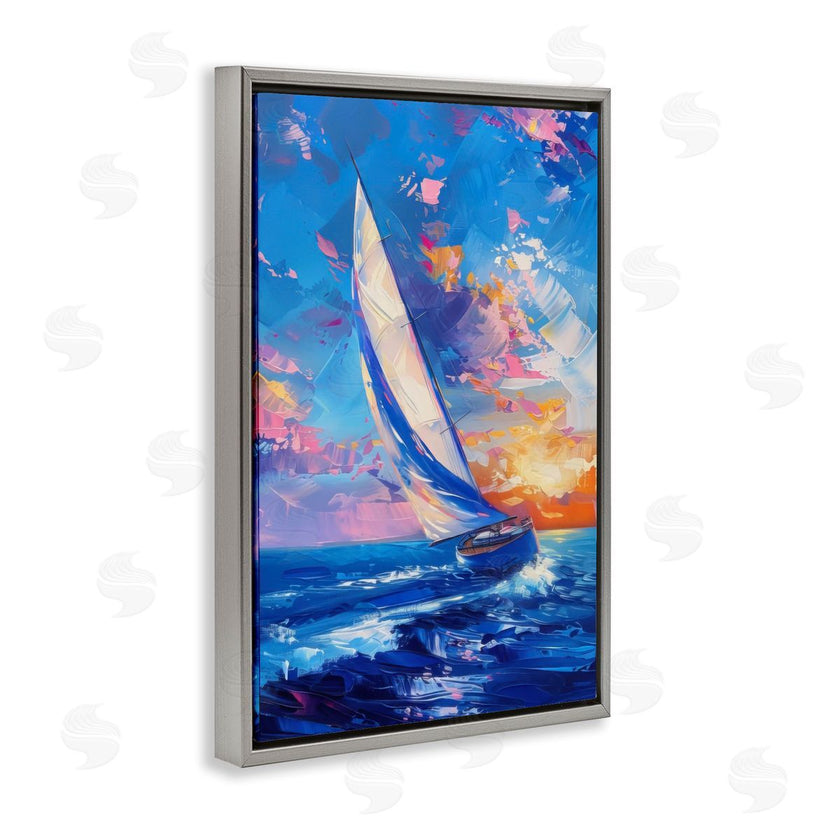 LSR Design Studio | Abstract Boat at Sunset