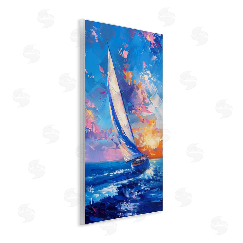LSR Design Studio | Abstract Boat at Sunset
