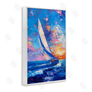 LSR Design Studio | Abstract Boat at Sunset