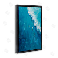 LSR Design Studio | Aerial Surfers Approaching Wave