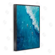 LSR Design Studio | Aerial Surfers Approaching Wave